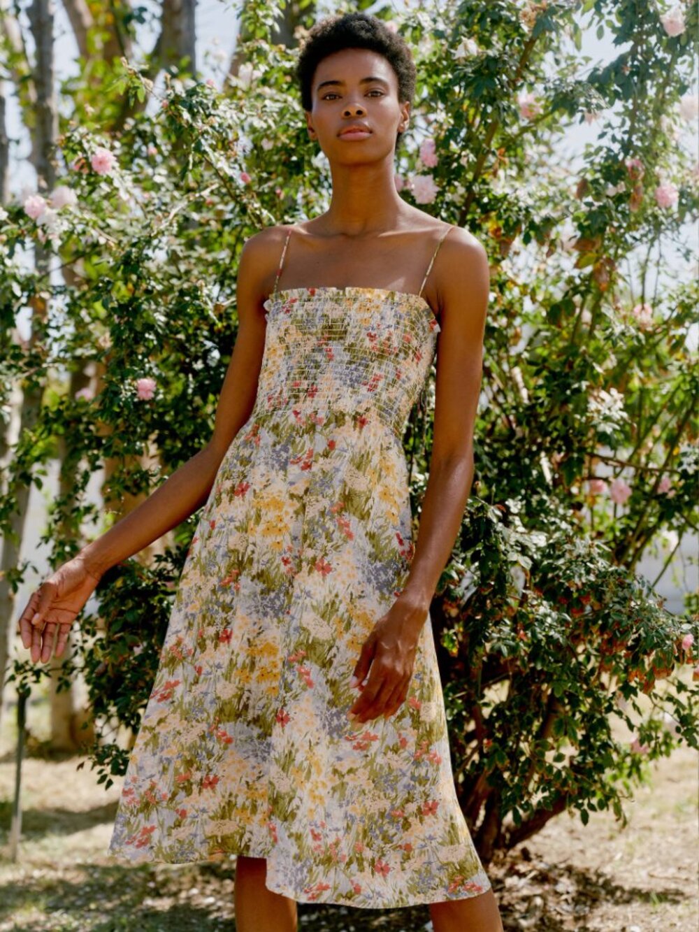 Reformation Sable Dress in Countryside (S)
